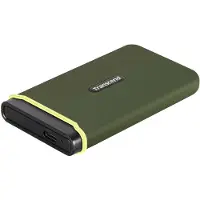 Transcend 4 TB EXTERNAL SSD, USB/USB-C 3.2 GEN2 - ESD380C (MILITARY GREEN) (TS4TESD380C)