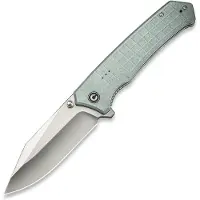CIVIVI Tacticorix C23055-3 Satin Nitro-V, Grey Shredded G10, pocket knife