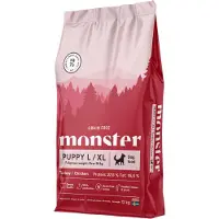Monster Pet Food - Dog Original Grain Free Puppy L/XL Turkey & Chicken Red 12 kg - Koirat - Koiranruoka - Kuivaruoka