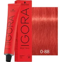Schwarzkopf Professional IGORA Royal hiusväri sävy 0-88 Red Concentrate 60 ml