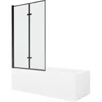 Mexen Cubik kylpyamme viimeistelyllä ja lasiseinällä, 150x70 cm + 100 cm (II)