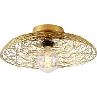 LINDBY Kattovalaisin , Thorian, himmennettävä, Kulta / messinki, Olohuone, Metalli, Design