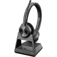 HP Poly Savi 7320 Stereo Microsoft Teams Certified DECT 1880-1900 MHz Top, Wireless, 20 - 20000 Hz, Office/Call center, 160 g, Headset, Black