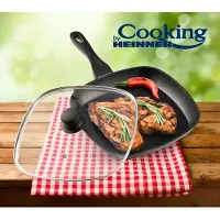 Heinner Grillipannu kannella alumiinista, ei-liukuva pinnoite 28x4 cm HR-BET-ROCA28G, COOKING BY