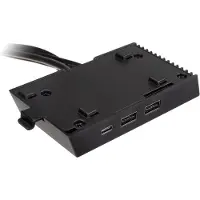 Lian Li O11D EVO O11DE-3XV2 -lisä-I/O-paketti, musta