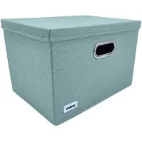 Ordinett säilytyslaatikko, 40,5x30,5x26,5 cm, vihreä
