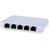 Ubiquiti USW-FLEX-MINI-3 Networks UniFi Switch Flex Mini (3-pack) Hallittu Gigabit Ethernet (10/100/1000) Power over Ethernet -tuki Valkoinen (USW-FLEX-MINI-3)