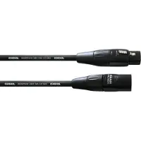 Cordial Mikrofonikaapeli XLR naaras - XLR uros 0,5 m musta