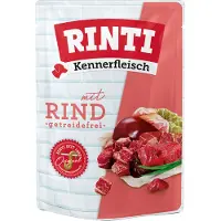 Rinti 20 x 400g nauta Pouches koiran märkäruoka