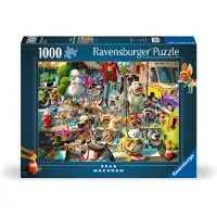 Ravensburger 1000 palan palapeli Koirankävelyttäjä