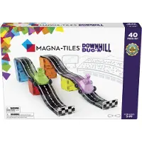 Magna-Tiles Downhill Duo Rakennuspalikoita 40 Kpl Setti Multi Multi-3-6 Y Valkoinen One Size 3+ Years Pojat, Tytöt