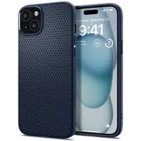 Spigen Liquid Air iPhone 15 6.1" navy blue/navy blue ACS06791