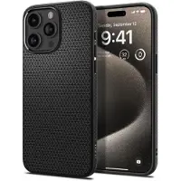 Spigen Liquid Air iPhone 15 Pro Max Matte Black