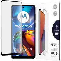 DUX 10D Tempered Glass durable tempered glass 9H for full screen with frame Motorola Moto E32 black (case friendly)