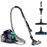Philips Sininen Louros 750W FC9556/09 - - PowerPro Active - Yleiskäyttö - Ilman pussia - Sininen