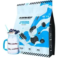 X-Gamer Quick Meal Cookies &amp; Cream - (17 Servings / 1190g)