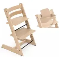 Stokke Tripp Trapp ja Baby Set etukaari -paketti Oak Natural -tuoli & Baby Set 2 natural