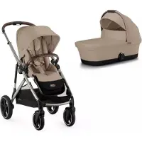 Cybex Gazelle S yhdistelmävaunut Almond Beige (taupe runko)