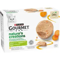 Gourmet 12x85g Nature's Creations Pate kana/porkkana kissan märkäruoka