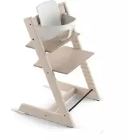 Stokke Tripp Trapp ja Baby Set etukaari -paketti Whitewash -tuoli & Baby Set 2