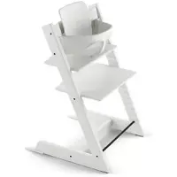 Stokke Tripp Trapp ja Baby Set etukaari -paketti White -tuoli & Baby Set 2