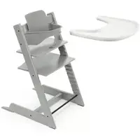 Stokke Tripp Trapp syöttötuolipaketti Glacier Green/valkoinen tarjotin