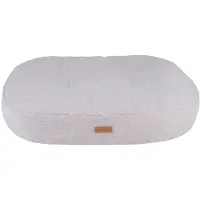 Amiplay soikea patja Montana Beige L, 78x65x10 cm