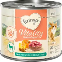 Feringa 6x200g Vitality Immune lammas kissan märkäruoka