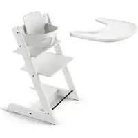 Stokke Tripp Trapp syöttötuolipaketti White/valkoinen tarjotin