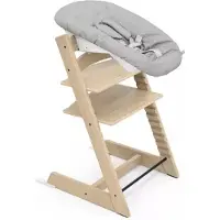 Stokke Tripp Trapp syöttötuoli ja Newborn Set -istuin (tammi) Oak Natural