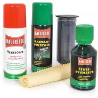 Ballistol Sinistyssarja muovilaatikossa