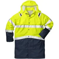 Fristads High vis sadetakki lk 3 4634 RS Huomiokeltainen/Laivastonsininen M