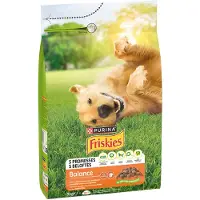 Friskies 3kg Balance Dog kana nauta & kasvikset Purina koiranruoka