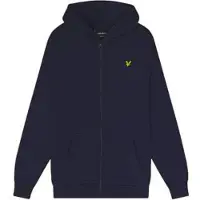 Lyle & Scott Zip Through Hoodie - Navy - 110-116