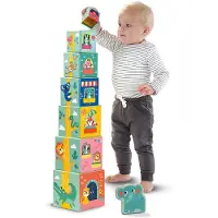 SES Creative Palikkatornit - Eläinhahmot - - OneSize - Palikkatornit