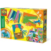 SES Creative Aktiviteettipaketti - Opi käyttämään saksia - - OneSize - Askartelusetit