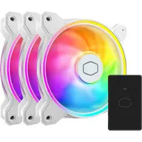 Cooler Master MasterFan MF120 Halo2 3-pack - Valkoinen