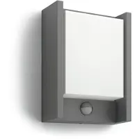 Philips Arbour ulkoseinävalaisin 3,8W, Seinävalaistus ulkotiloihin, Antrasiitti, Metalli, IP44, Patio, Puutarha, II