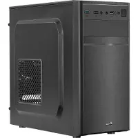 Aerocool CS-103, Mini Tower, PC, Musta, mikro ATX, Mini-ITX, Akryylinitriilibutadieenistyreeni (ABS), SPCC, 15,6 cm (ACCS-PC11014.11)