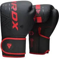RDX Sports F6 Kara Keinonahkaiset Nyrkkeilyhanskat