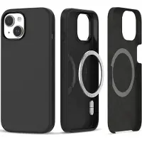 Tech-Protect iPhone 15 Silicone MagSafe Suojakuori - Musta