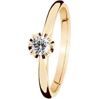 Kohinoor Vega timanttisormus kulta 033-445-18-160