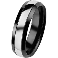 Kohinoor 006-092V-185 Black Duetto kihlasormus