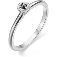 Kalevala Koru Valittu 0.06 ct musta timanttisormus valkokulta 541000001B160