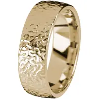 Kohinoor Duetto Gold Frost 7 mm keltakultasormus 003-816-200