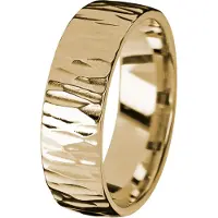 Kohinoor Duetto Gold Wood 7 mm keltakultasormus 003-814-215
