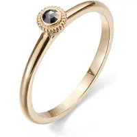 Kalevala Koru Valittu 0.06 ct musta timanttisormus kulta 141000001B200