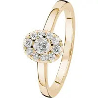 Kohinoor Olivia timanttisormus kulta 033-410K-22-170