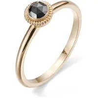 Kalevala Koru Valittu 0.20 ct musta timanttisormus kulta 141000002B165