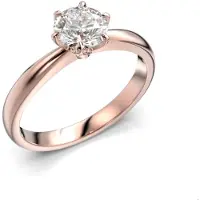 Festive Classic 23 ruusukultainen timanttisormus yksikivinen 0,70 ct 14-686-070-PK-HSI1
